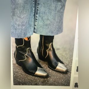 Alohas Buffalo Silver Boots Spanish Leather EU 38